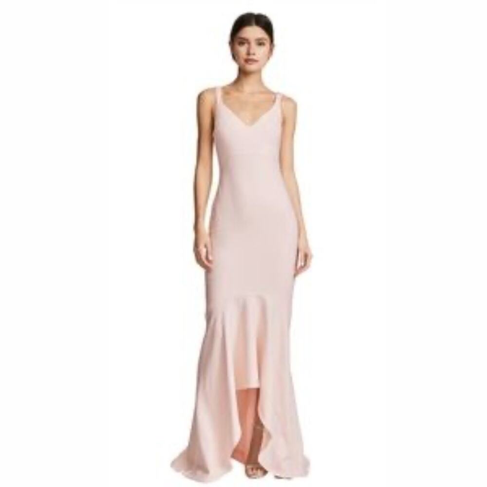 Cinq a Sept Pink Sade Gown Evening Bridesmaid Prom Dress Size 2